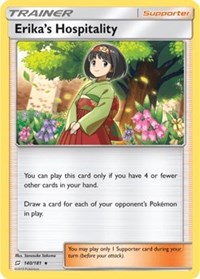 Erika's Hospitality - 140/181 (SM Team Up) (140/181) [Deck Exclusives]