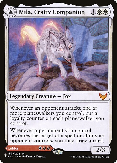 Mila, Crafty Companion // Lukka, Wayward Bonder (STX-153) [The List]