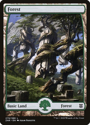 Forest (279) [Zendikar Rising] [Full Art]