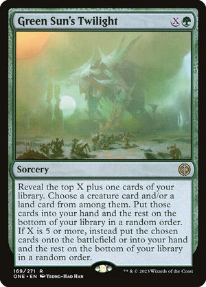 Green Sun's Twilight (169) [Phyrexia: All Will Be One]