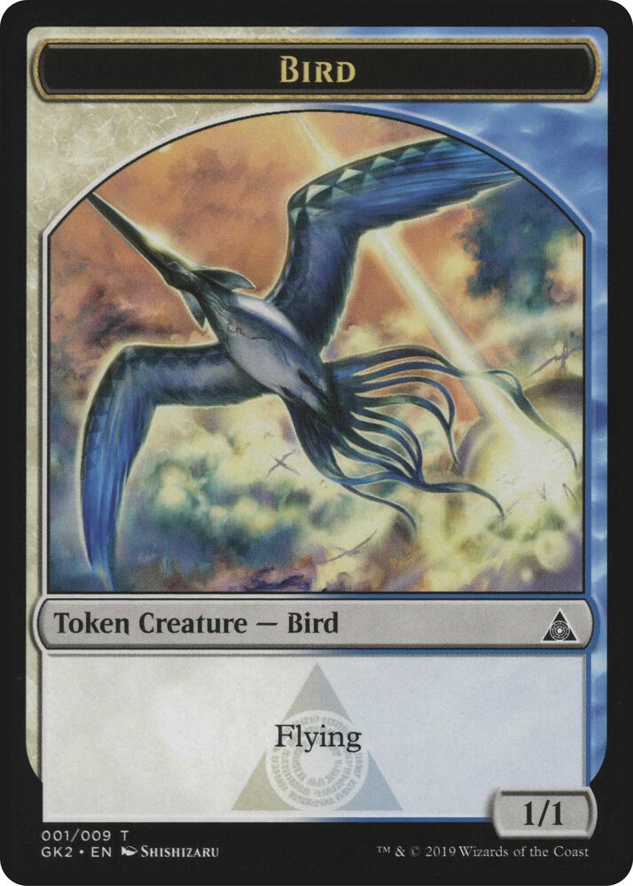 Bird // Sphinx Double-Sided Token (1 // 9) [RNA Guild Kit]