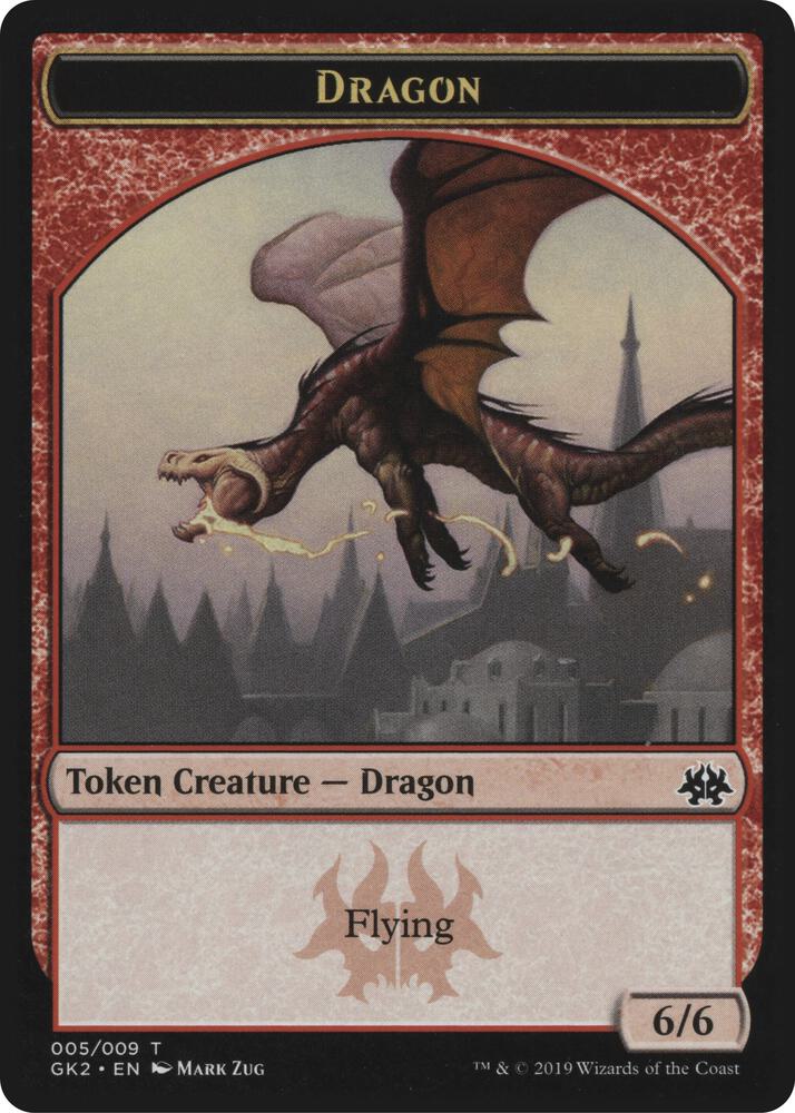 Dragon // Goblin Double-Sided Token (5 // 6) [RNA Guild Kit]
