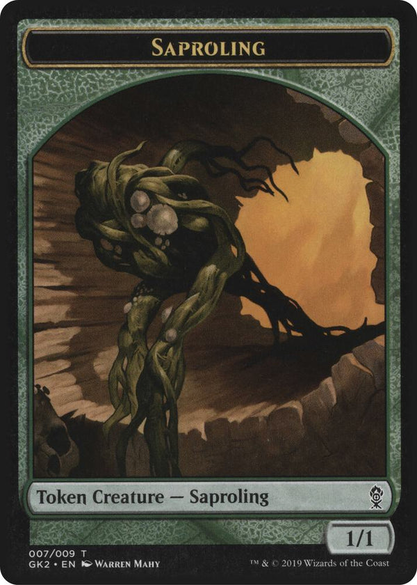 Saproling // Wurm Double-Sided Token (7 // 8) [RNA Guild Kit]