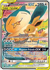 Eevee & Snorlax GX - SM169 (SM169) [SM Promos]