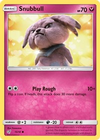 Snubbull (Holo Common) (15/18) [Detective Pikachu]