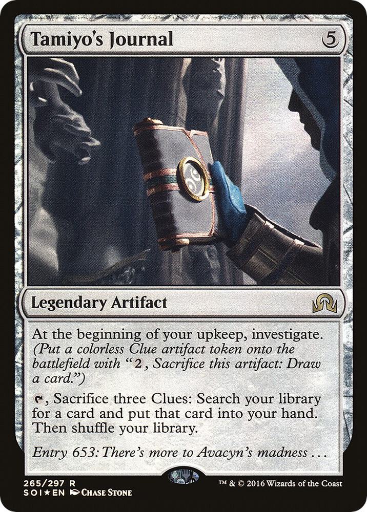 Tamiyo's Journal (Entry 653) (265) [Shadows over Innistrad]