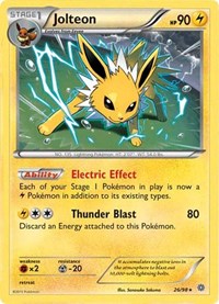 Jolteon - 26/98 (Cosmos Holo) (026/098) [Miscellaneous Cards and Products]