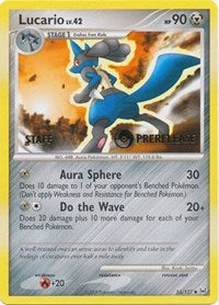 Lucario - 53/127 (Prerelease) [Staff] (53/127) [Diamond and Pearl Promos]