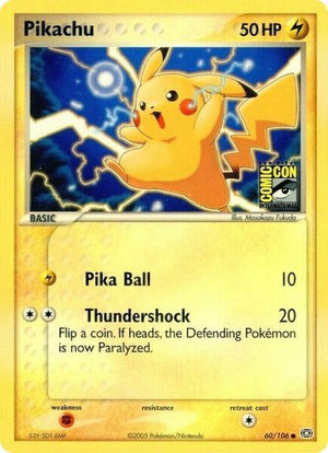 Pikachu - 60/106 (2005 San Diego Comic Con) (060/106) [Miscellaneous Cards and Products]