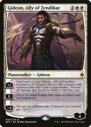 Gideon, Ally of Zendikar (29) [Battle for Zendikar]
