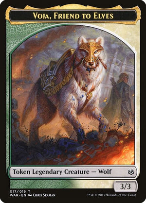Voja, Friend to Elves Token (17) [War of the Spark]