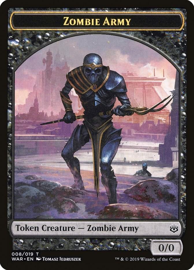 Zombie Army Token (008) [War of the Spark]