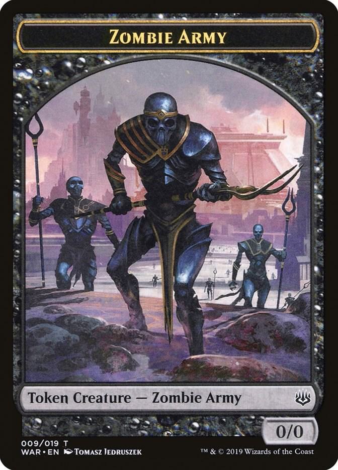 Zombie Army Token (009) [War of the Spark]