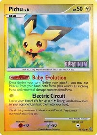 Pichu - 45/106 [Platinum] (045/100) [Burger King Promos]