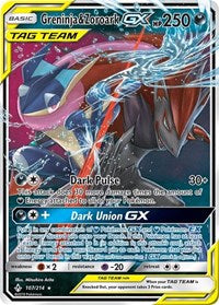 Greninja & Zoroark GX (107/214) [SM Unbroken Bonds]