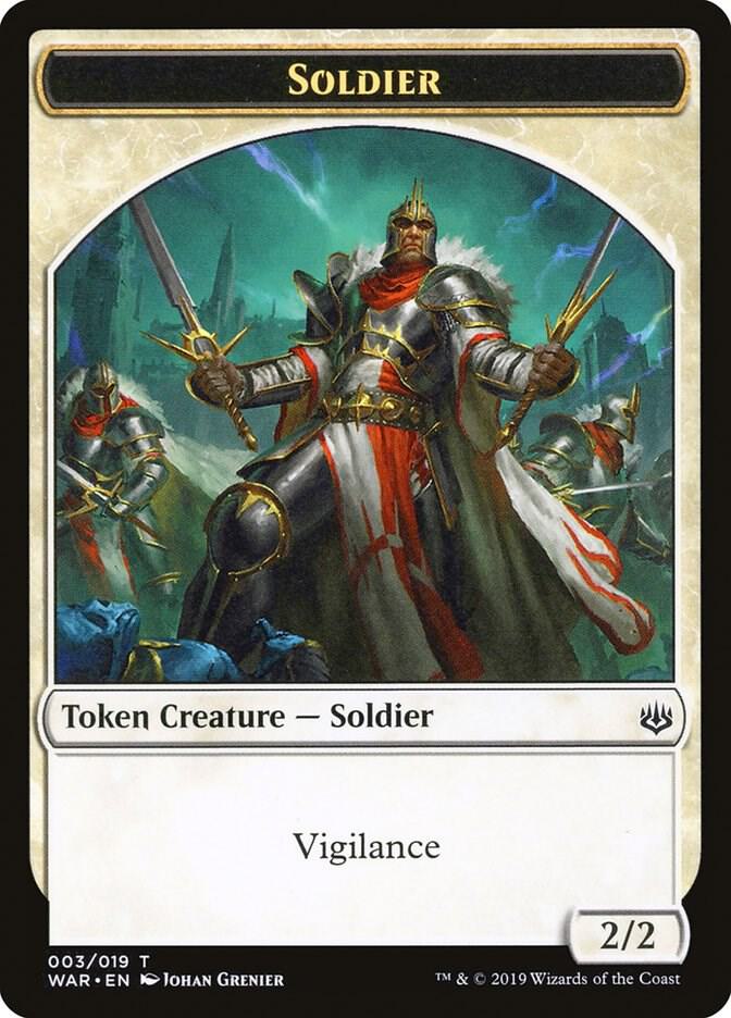 Soldier Token (3) [War of the Spark]