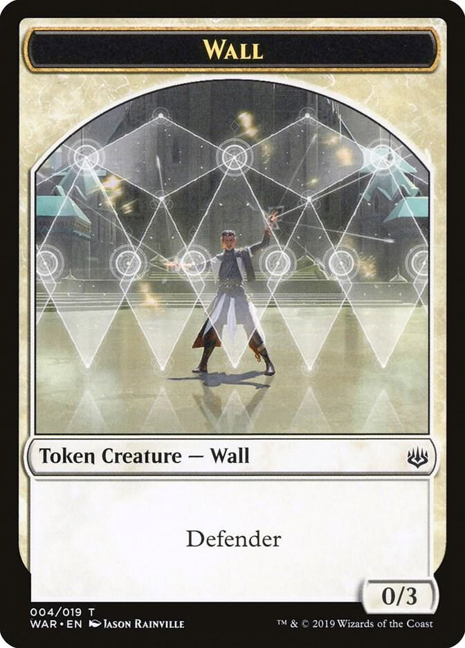 Wall Token (4) [War of the Spark]