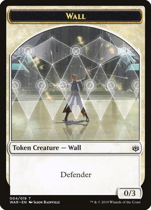 Wall Token (4) [War of the Spark]