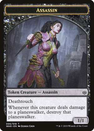 Assassin Token (6) [War of the Spark]