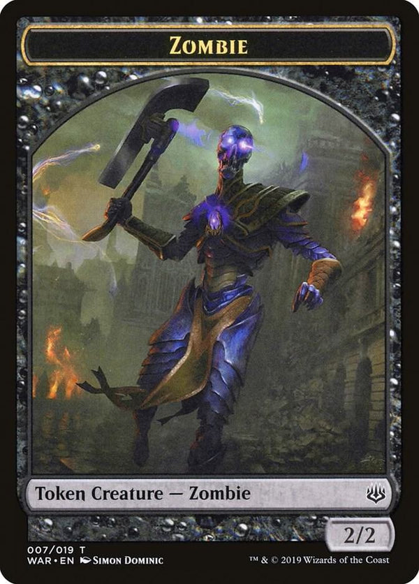 Zombie Token (7) [War of the Spark]