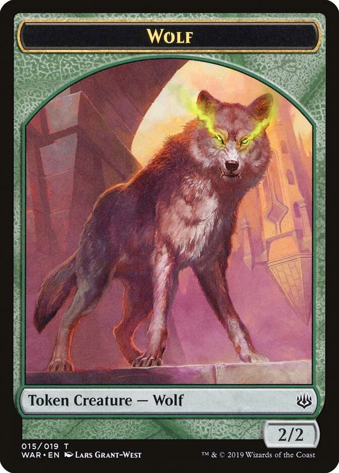 Wolf Token (15) [War of the Spark]