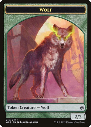 Wolf Token (15) [War of the Spark]