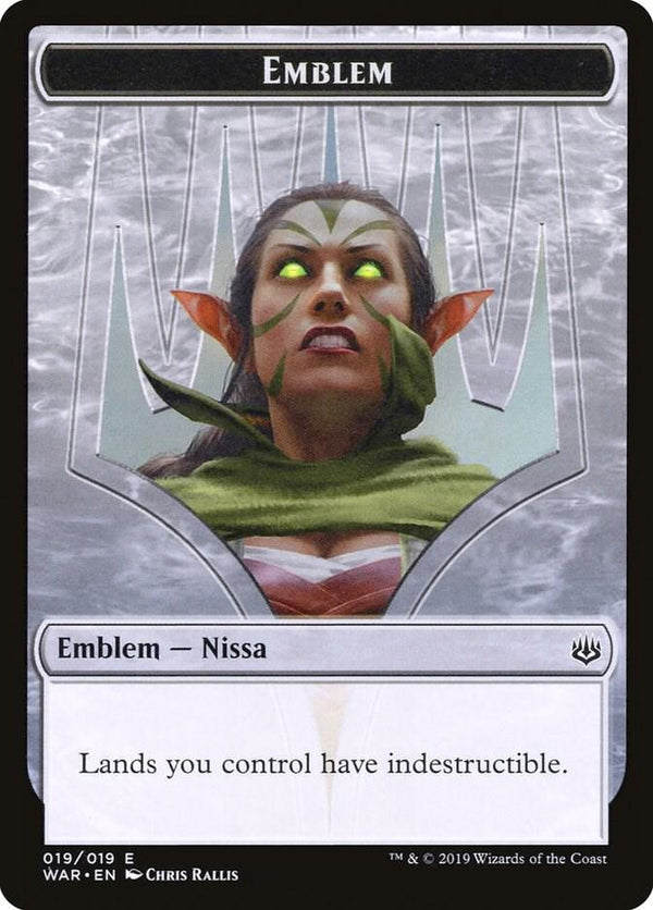 Emblem - Nissa, Who Shakes the World (19) [War of the Spark]