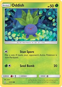 Oddish (5) (5/214) [SM Unbroken Bonds]