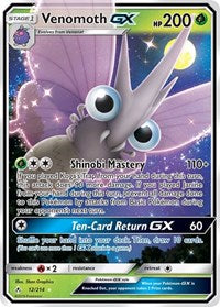 Venomoth GX (12/214) [SM Unbroken Bonds]