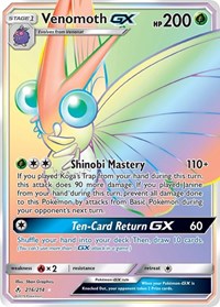 Venomoth GX (Secret) (216/214) [SM Unbroken Bonds]