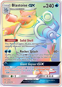 Blastoise GX (Secret) (218/214) [SM Unbroken Bonds]
