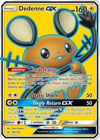 Dedenne GX (Full Art) (195/214) [SM Unbroken Bonds]