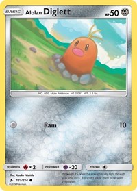 Alolan Diglett (121/214) [SM Unbroken Bonds]