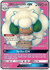 Whimsicott GX (Full Art) (206/214) [SM Unbroken Bonds]