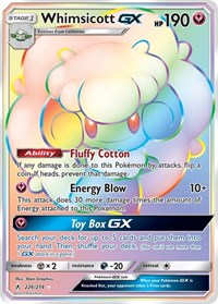 Whimsicott GX (Secret) (226/214) [SM Unbroken Bonds]
