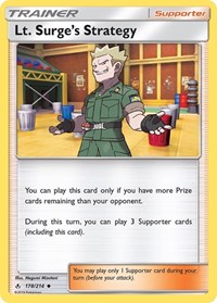 Lt. Surge's Strategy (178/214) [SM Unbroken Bonds]