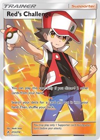 Red's Challenge (Full Art) (213/214) [SM Unbroken Bonds]