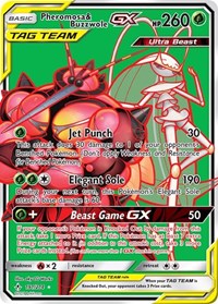 Pheromosa & Buzzwole GX (191) (Full Art) (191/214) [SM Unbroken Bonds]