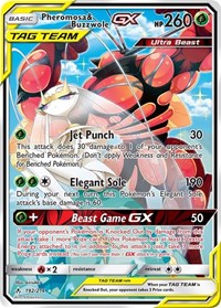 Pheromosa & Buzzwole GX (192) (Alternate Full Art) (192/214) [SM Unbroken Bonds]