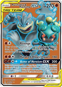 Marshadow & Machamp GX (198) (Full Art) (198/214) [SM Unbroken Bonds]