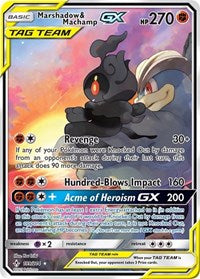Marshadow & Machamp GX (199) (Full Art) (199/214) [SM Unbroken Bonds]