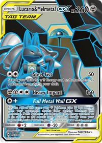 Lucario & Melmetal GX (Full Art) (203/214) [SM Unbroken Bonds]