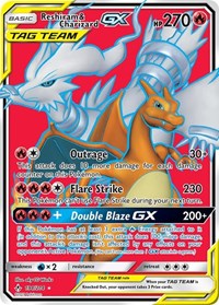 Reshiram & Charizard GX (Full Art) (194/214) [SM Unbroken Bonds]