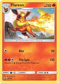 Flareon - SM186 (Let's Play, Eevee!) (SM186) [SM Promos]