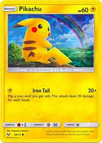 Pikachu - 28/73 (Cracked Ice Holo) (028/073) [Deck Exclusives]