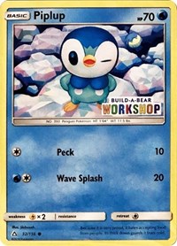 Piplup - 32/156 (Build-A-Bear Workshop Exclusive) (032/156) [Miscellaneous Cards and Products]