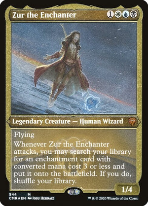 Zur the Enchanter (544) [Commander Legends] [Etched]