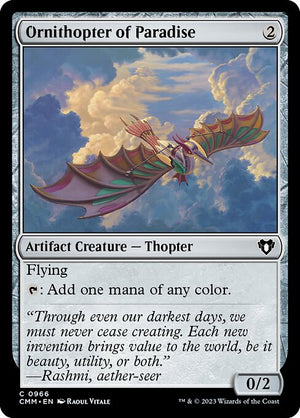 Ornithopter of Paradise (966) [Commander Masters]