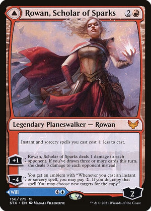 Rowan, Scholar of Sparks // Will, Scholar of Frost (156) [Strixhaven: School of Mages]
