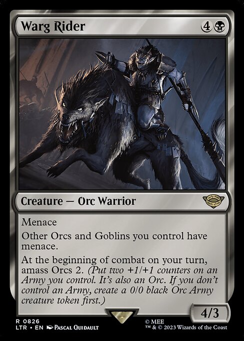 Warg Rider (826) [The Lord of the Rings: Tales of Middle-earth]